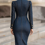 Brookelyn | Denim Midi Dress