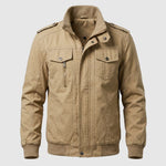 Command Ribbed Collar Jacket - Cross & Crown