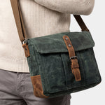 Balmoral Courier Transversal Bag - Cross & Crown