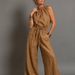 Jette | Sleeveless Jumpsuit with Wide Legs