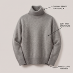 AURORA CASHMERE TURTLENECK SWEATER