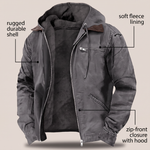WELLINGTON FULL-ZIP HOOD JACKET