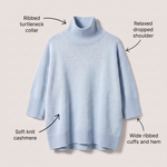 ARIA OVERSIZED TURTLENECK SWEATER