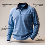 ROWLEY CORDUROY POLO SHIRT