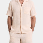 Minimalist Corduroy Set Shorts and Shirt - Cross & Crown