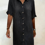 ROSAMERE FLATTERING DENIM DRESS