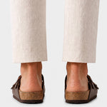 Continental Twin-Buckle Summer Sandals - Cross & Crown