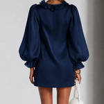 Antoinette | Ruffled Puff-Sleeve Mini Dress