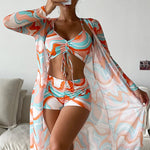 Barrie® | Three-piece Bikini With Print