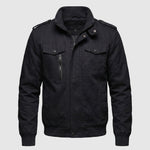 Command Ribbed Collar Jacket - Cross & Crown
