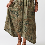 Aleta | Button Front Oversized Pocket Midi Dress