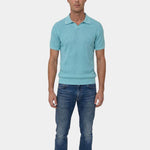 Casual Buttonless Knit Polo Shirt - Cross & Crown