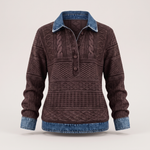 NIVELLE MODERN HALF-BUTTON SWEATER