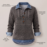NIVELLE MODERN HALF-BUTTON SWEATER