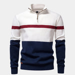 Quarter-Zip Jumper Sweater - Cross & Crown