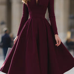 Jennifer | V-Neck Midi Dress