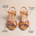 BRIARMONT SUNSET STRAP SANDALS