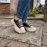 MAISIE RETRO PLATFORM TRAINERS