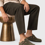 Bavarian Artisan Suede Clog - Cross & Crown