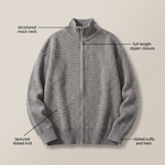 HOLLIS SMART-CASUAL ZIP CARDIGAN