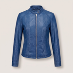 ODETTE CROPPED LEATHER JACKET