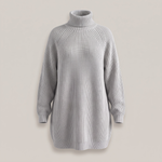 FLORIANA COSY ROLL-NECK DRESS