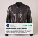 ISADORA GLITTER SLEEVE JACKET