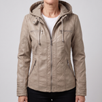 GENEVIEVE FAUX SUEDE JACKET