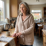 WARM ESSENTIAL HOODED CARDIGAN