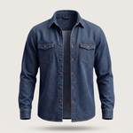 MODERN UTILITY DENIM SHIRT