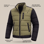 REFINED QUILTED LAYER JACKET