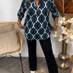 Janny™ | Casual Blouse with Long Sleeves and Elegant Pattern