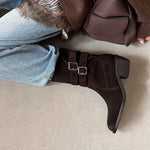 Sienna Genuine Suede Western Boots