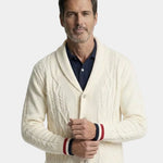 Academy Shawl-Neck Knit - Cross & Crown
