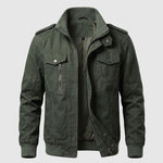 Command Ribbed Collar Jacket - Cross & Crown