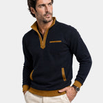 Explorer High Collar Quarter Zip Pullover - Cross & Crown