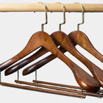Premium Wood Hanger Set - Cross & Crown