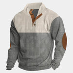 High Collar Corduroy Retro Pullover - Cross & Crown