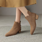 Farah Genuine Leather Ankle Boots