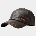 Rustic Crown Leather Cap  - Cross & Crown