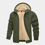 Winter Core Sherpa Hoodie Jacket - Cross & Crown