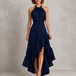 Chloe | Halter Ruffle Hem