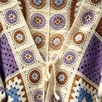 Marisol | Hollow Crochet Open Cardigan
