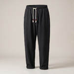 RELAXED LINEN BLEND TROUSERS