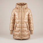 LUXURY WARM HOODED COAT