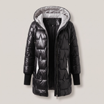LUXURY WARM HOODED COAT