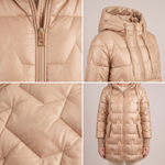 LUXURY WARM HOODED COAT