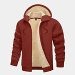 Winter Core Sherpa Hoodie Jacket - Cross & Crown