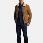 Essential Fleece Suede Jacket - Cross & Crown