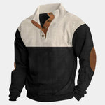 High Collar Corduroy Retro Pullover - Cross & Crown